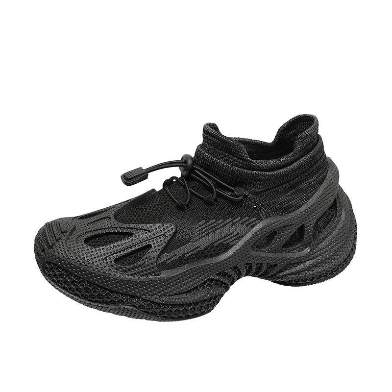 Women's shoes summer breathable fly-woven mesh sports shoes casual mesh shoes running trendy shoes versatile Vance coconut socks shoes