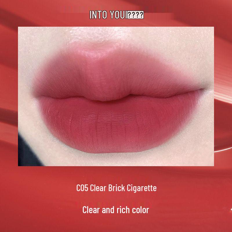 INTO YOU Heartbeat Lip Glaze: Matte Velvet, High Saturation, Non-Stick Lipstick