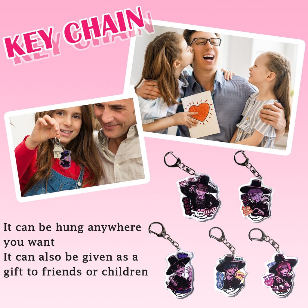 Acrylic Keychain, Hunting Group, Cartoon Surrounding Group, Anime Pendant Schoolbag, Student Gift