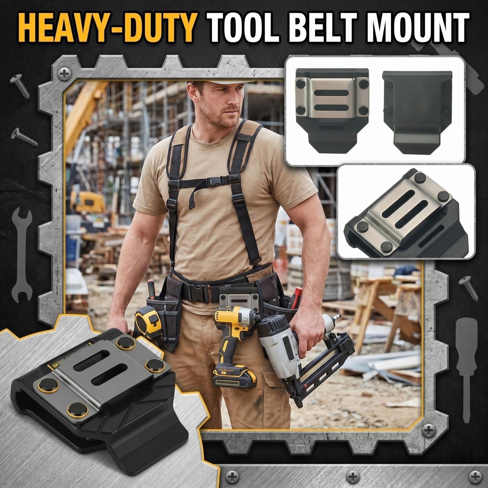 

Belt Drill Holder Suitable For Impact Drills And Nail Tape Measures One Size чорний