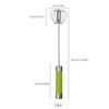 Kitchen Semi-Automatic Whisk Egg Beater Stainless Steel Manual Egg Beater and Cream Mixer Kitchen Mixer Egg Separator Tools