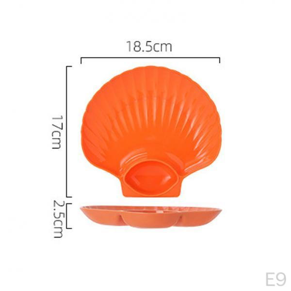 Dumpling Plate with Sauce Compartment Serving Holder Platter Tray for Party