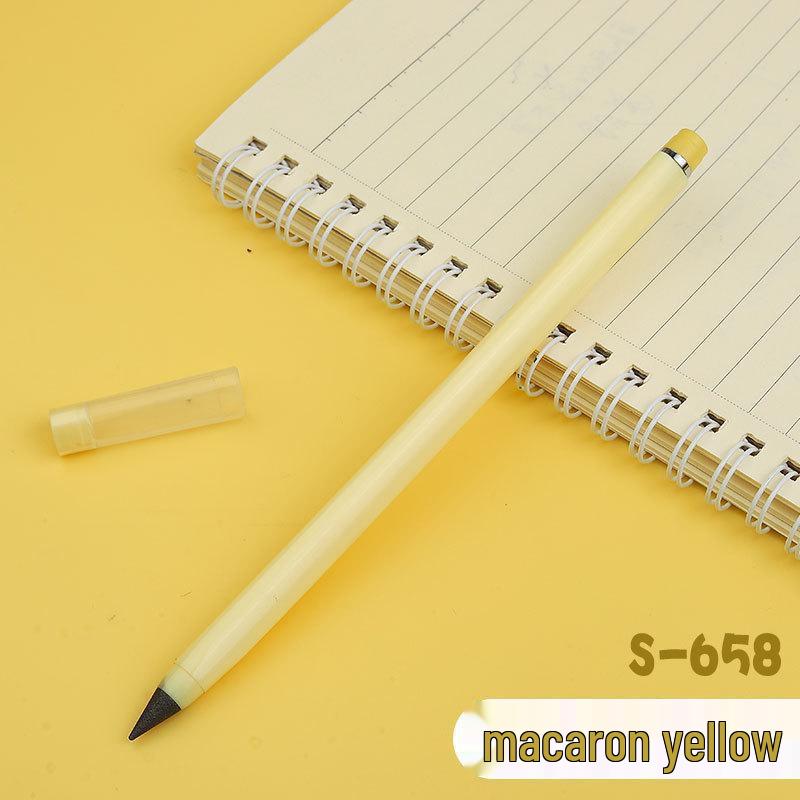 Black Tech Eternal Pencil: No Sharpening, No Ink, Break-Resistant Lead, Posture-Correcting Drawing Tool