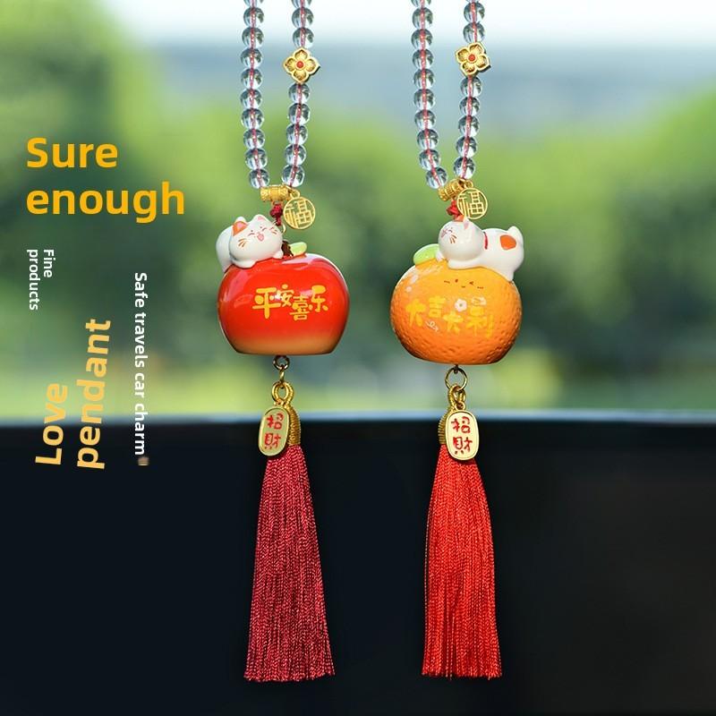 Car Interior Decoration Fruit Shaped Resin Traditional Lucky Charm For Vehicle Accessories