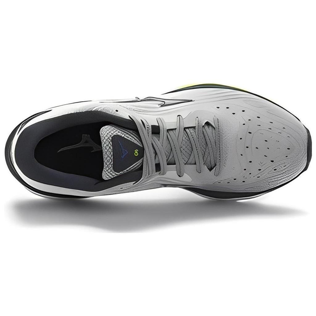 Mizuno Unisex Wave Sky 6 Running Shoes Grey/Lime J1GD221224