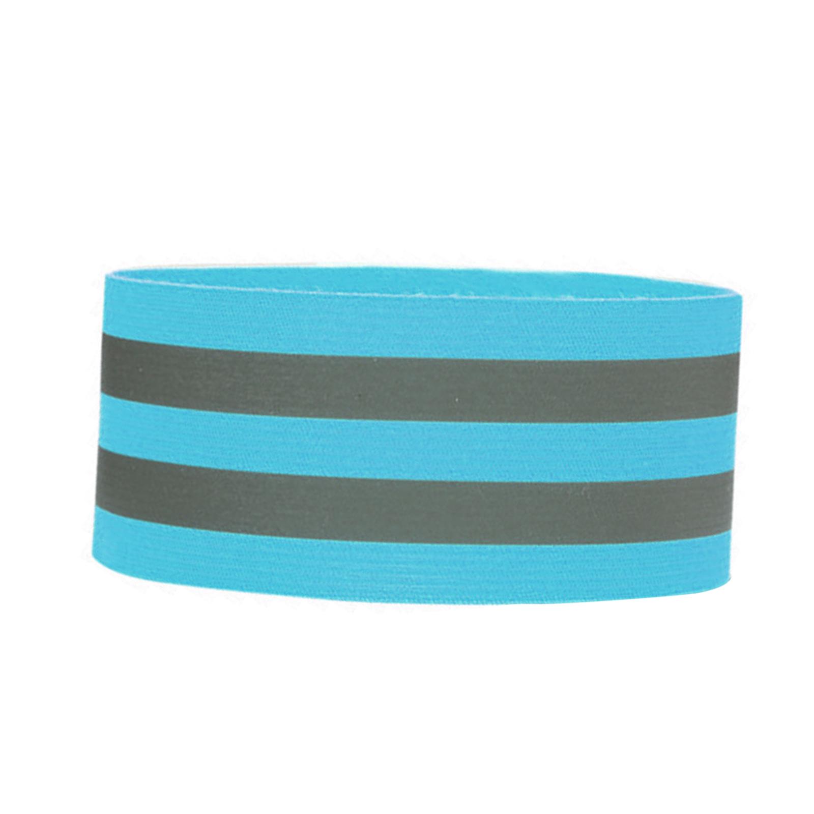 

Світловідбиваюча стрічка для зап ястя, руки, щиколотки, ноги. Світловідбиваюче спорядження високої видимості. Захисна світловідбиваюча стрічка, ремінці для нічного бігу. B синій