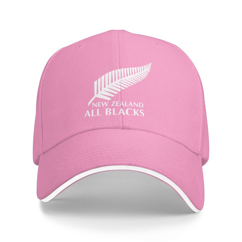 Nya Zeeland All Blacks Tryck Basebollkeps Herr Dam Hip Hop Hinkhatt Sommar Sol Pappahattar Justerbar Sandwich Snapback Kepsar