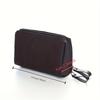 1pc Compact, Portable, Waterproof Women's Makeup Bag - Durable Polyester Structure, Odorless Mini Makeup Bag