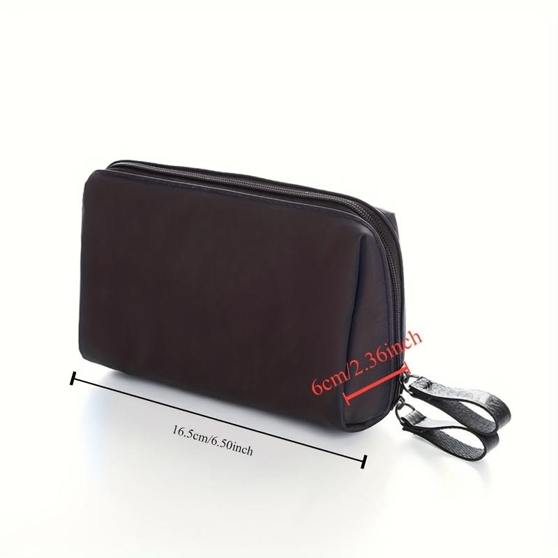 1pc Compact, Portable, Waterproof Women's Makeup Bag - Durable Polyester Structure, Odorless Mini Makeup Bag