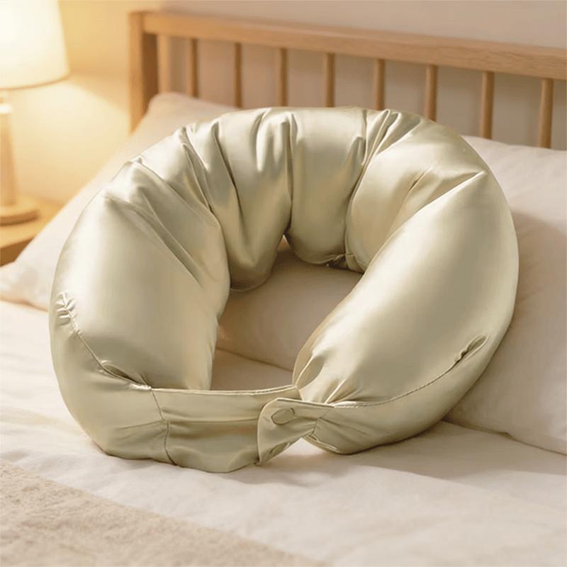

HEJIAN Tussah Silk Travel Quilt with Neck Pillow
