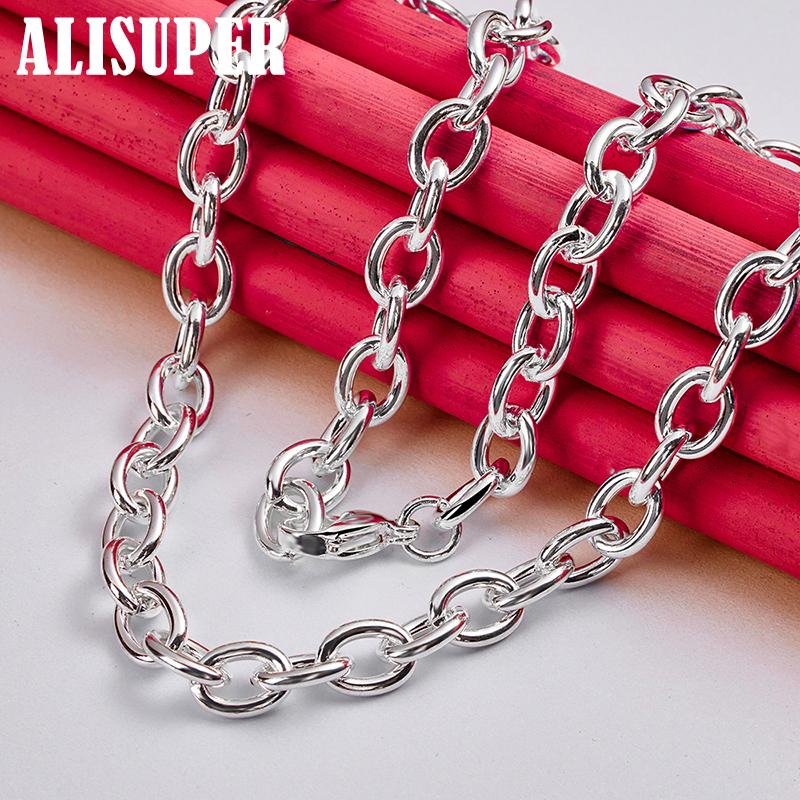 925 Sterling Silver 18 Inch Original Basic Chain Necklace Jewelry