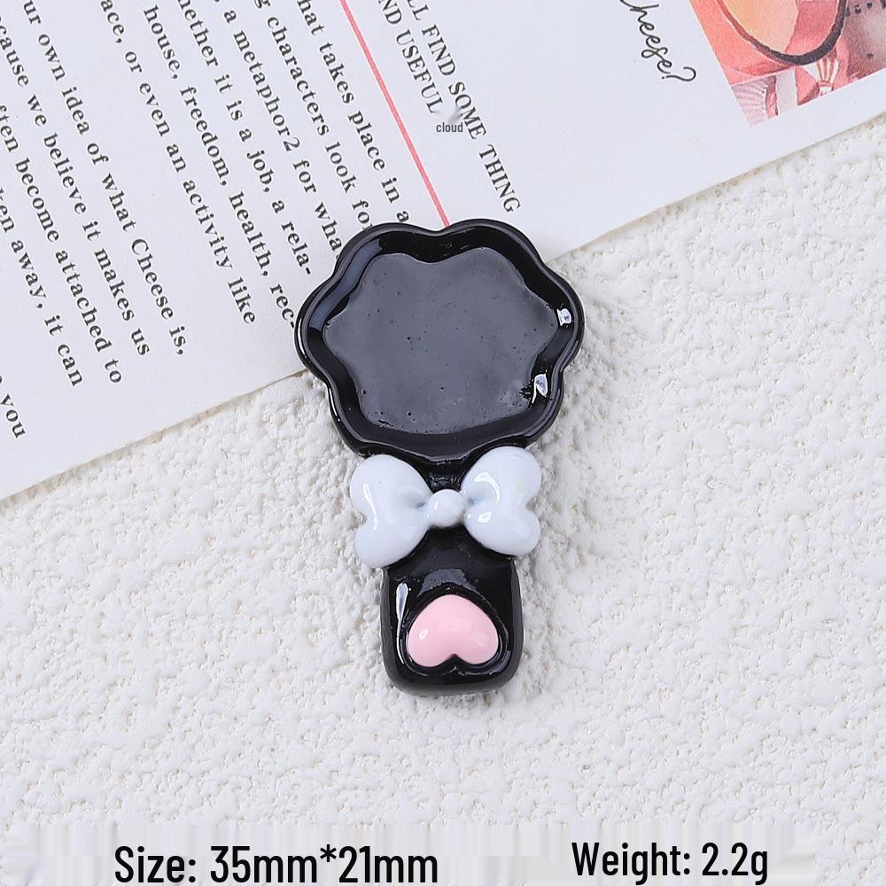 Handmade Cartoon Flower Spoon Candy Toy DIY Cream Resin Accessories for Jewelry Making
