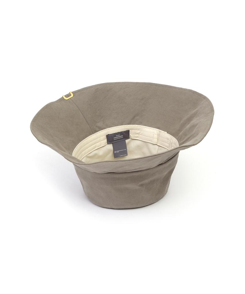 Eondeokeonteulolseutyudio Cotton Bucket Hat Umbrella Hat / Bio / Wet Grey