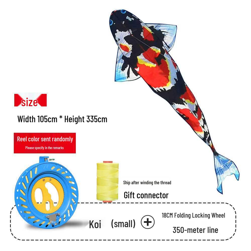 Erwachsenen-Roter Feifei Koi-Drachen – Großer chinesischer Bambus-Goldfisch für leichten Wind