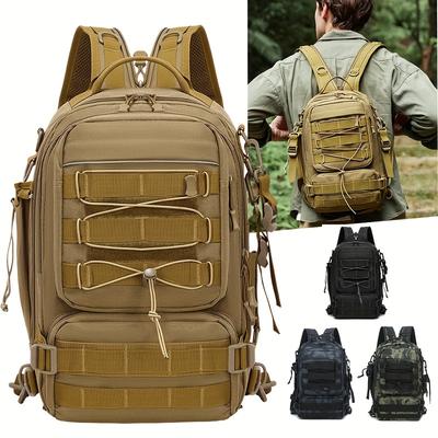 Men's Training Backpack, Multi-functional Travel Bag For Outdoor Hiking Mountaineering,Tactical Hunting Bag