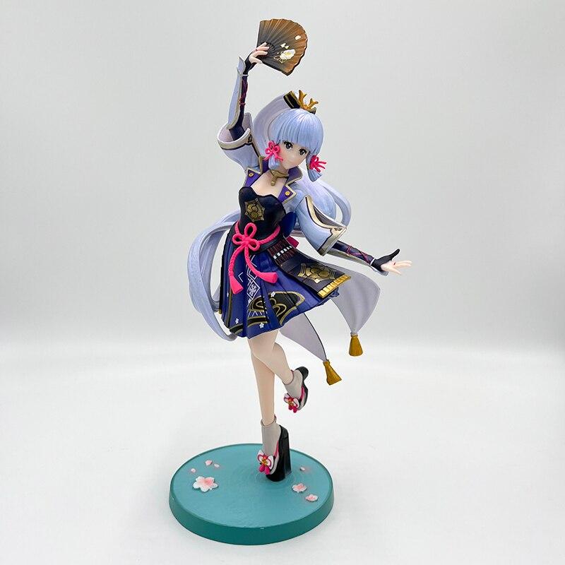 28cm Kamisato Ayaka Genshin Impact Anime Figure Raiden Shogun /Yae Miko Action Figure Paimon /Klee /Ganyu Figurine Model Doll Toys
