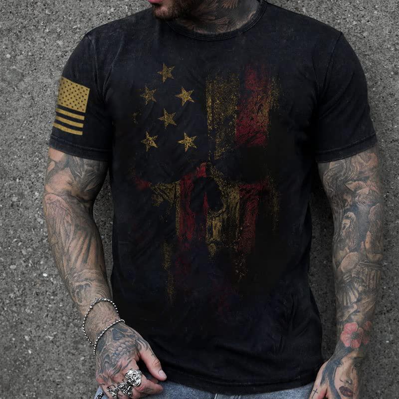 Sommar T-shirt Hip Hop Serie Digital 3D Tryckt Herr Street Kortärmad Sport T-shirts Man Topp