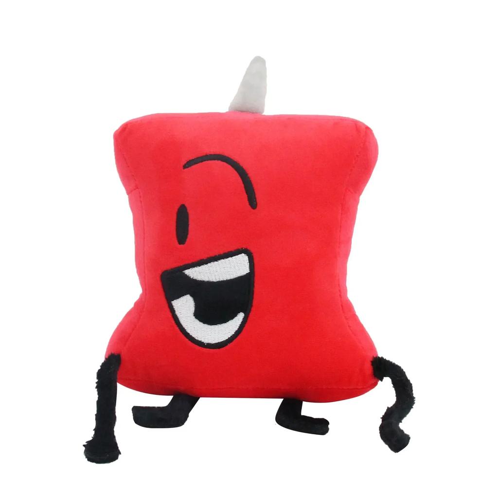 Battle for Dream Island BFDI Plüschtier Zeichentrickpuppe Weiche Stofffigur Filzstift Pommesflasche Nagel Kuchen Junge Mädchen Geburtstagsgeschenke