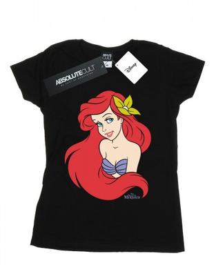 Womens/Ladies The Little Mermaid Close Up Cotton T-Shirt