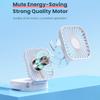 Outdoor Pocket Fan Usb Rechargeable With Vanity Mirror Desktop Square Mute Neck Fan Hanging Folding Handheld Portable Mini Fan