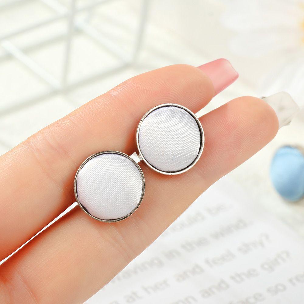 Commerciële Accessoires Franse Stijl Rond Effen Bruiloft Stijlvolle Kleding Knopen Kleding Heren Manchetknopen Shirt Manchetknopen