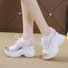 Fashion Platform Sports Sandals Fish Mouth Outer Wear New Summer Wedge Heel Muffin Sandals