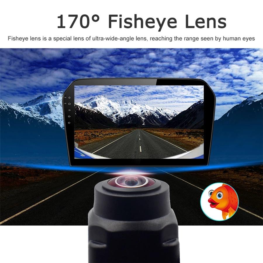 Fisheye Lens CVBS/AHD 170° Car Rear View Backup Camera Waterproof