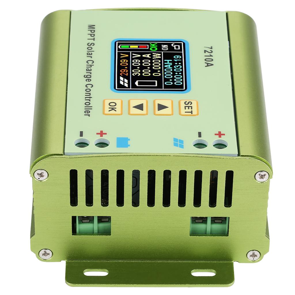Aluminum Alloy LCD Display MPPT Solar Panel Controller for Lithium Battery