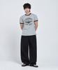 LEMAIN SECOND Linen-Like Elastic Waist Wide Pants [Black]