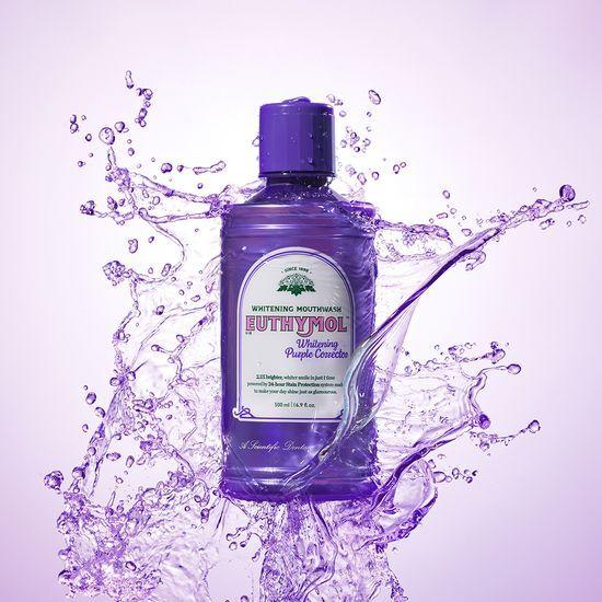 EUTHYMOL Whitening Purple Corrector Gargle 500ml (Single Product/Kuromi Plan)