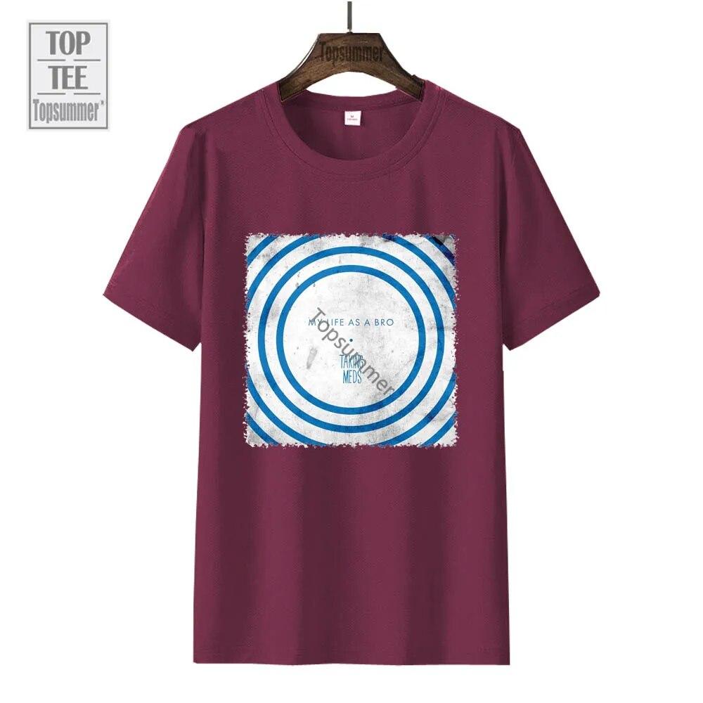 Mitt liv som en bro-album t-shirt Taking Meds Tour t-shirt Unisex Hip Hop Rock kortärmad t-shirt FeUnisex Svarta kläder
