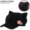 EVA hat Asuka cosplay cat ear cap new century badge anime peripheral two-dimensional autumn and winter