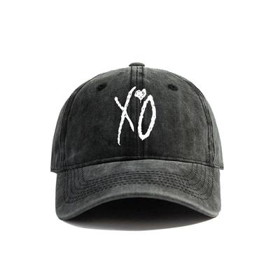 XO The Weeknd Baseball Cap Distressed Hats Cap Unisex Retro Outdoor Summer Adjustable Dad Hat MZ-390