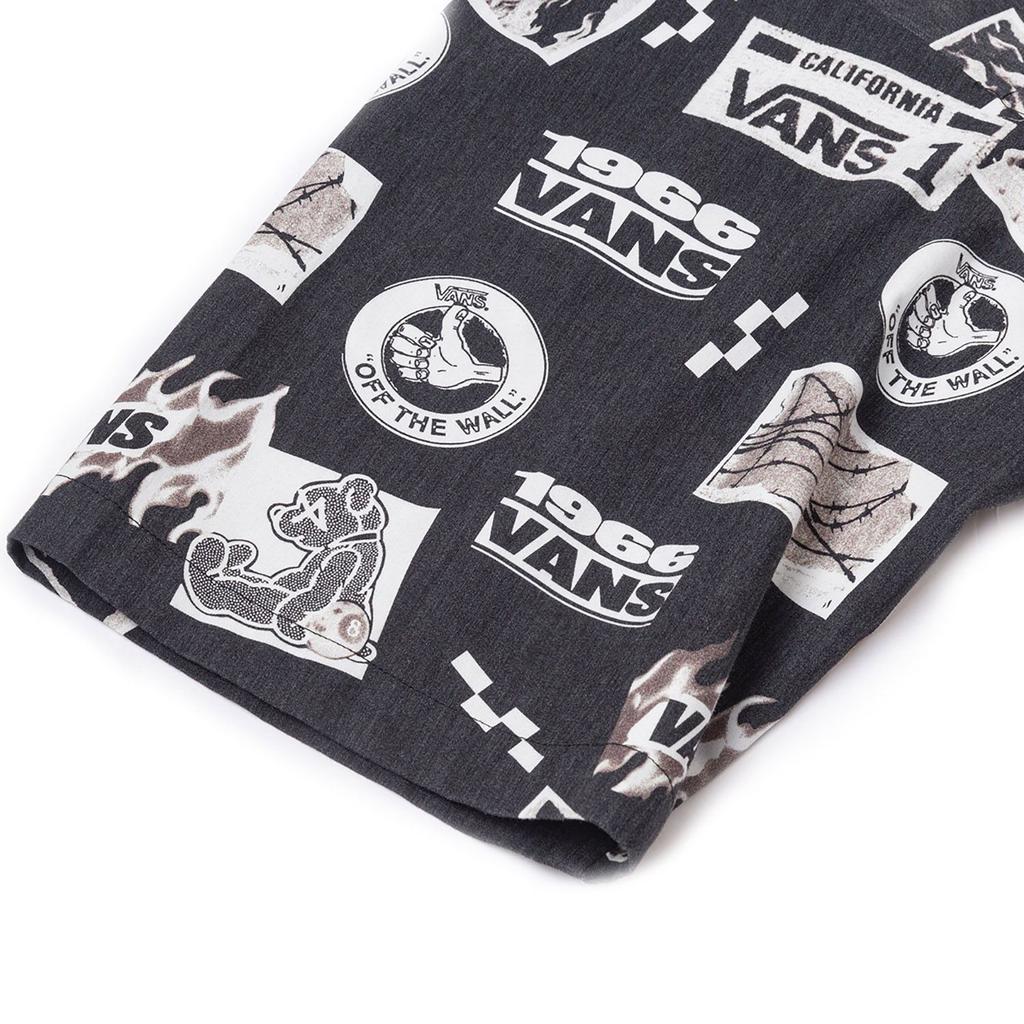 Vans Casual Fashion Minimalist Short Sleeve Shirt Men Shirts Black VN000NMAEDS