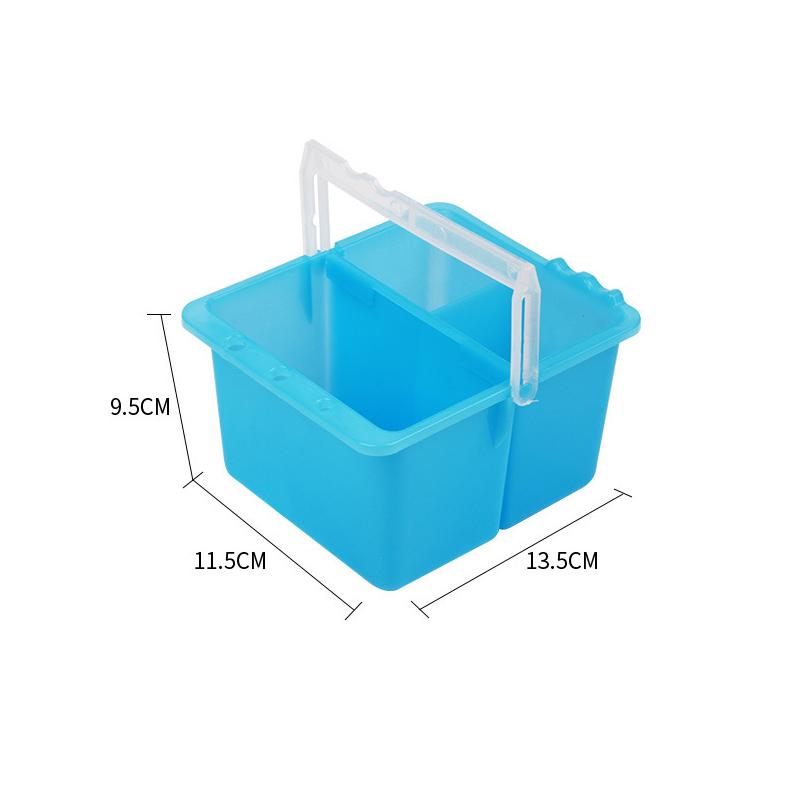 

3в1 4в1 ведро для мытья кистей для акварели пластиковые ведра для мытья ручки для рисования художественные принадлежности 2in1 синий