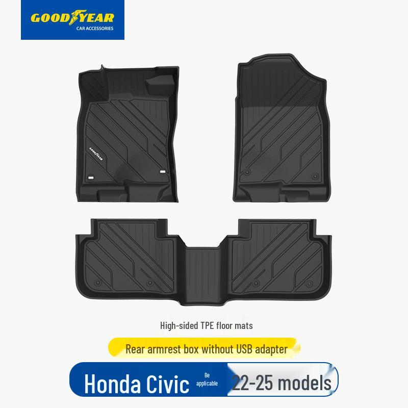 Высокобортные автомобильные коврики из ТПЭ для Honda CRV, Civic, Accord, Haoying, Inspire, URV и Guandao