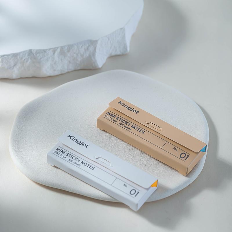 Mini Morandi Sticky Notes Set Fluorescent Index Stickers Memo Pad Self-Adhesive Label Stationery Office