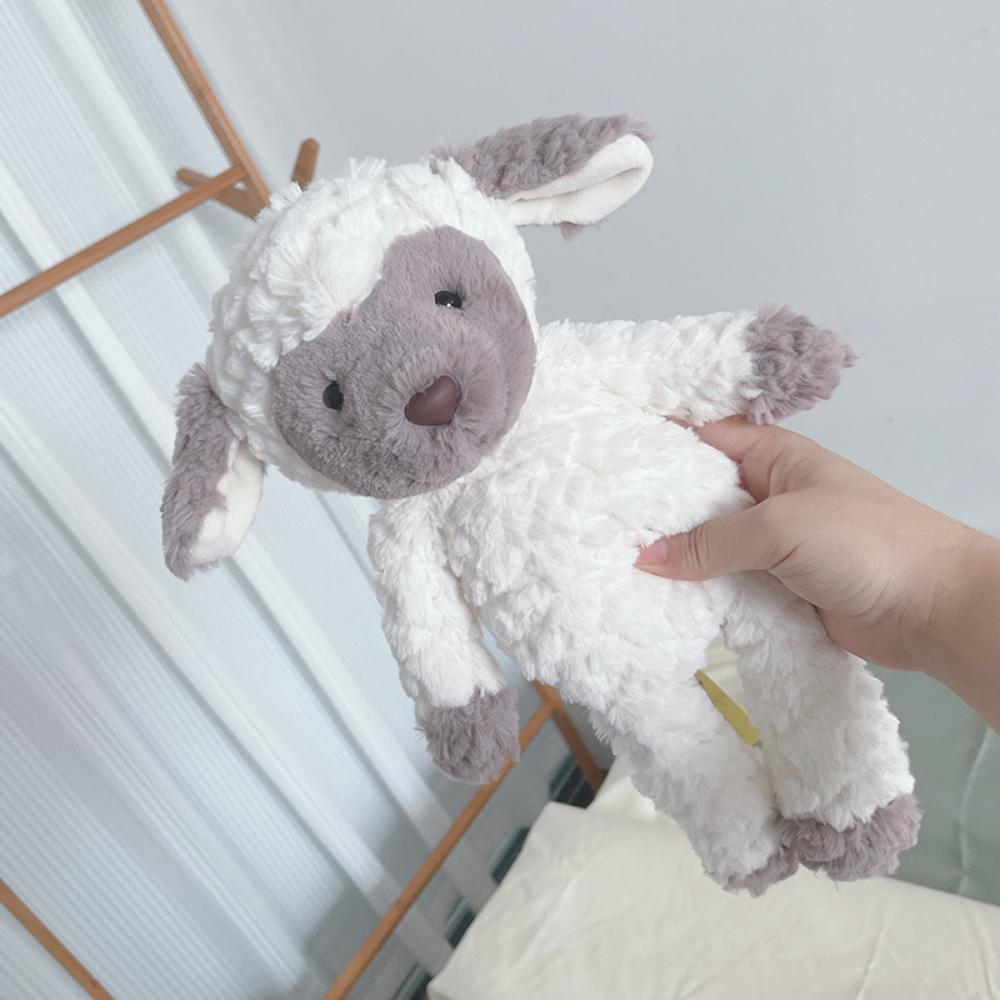 Cute Gray Face Rice Face Chocolate Wool Plush Toy