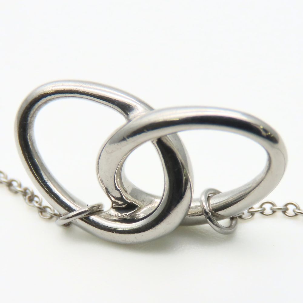 Used TIFFANY&Co. Necklace Double loop Silver925 2.9g Silver El Saperetti
