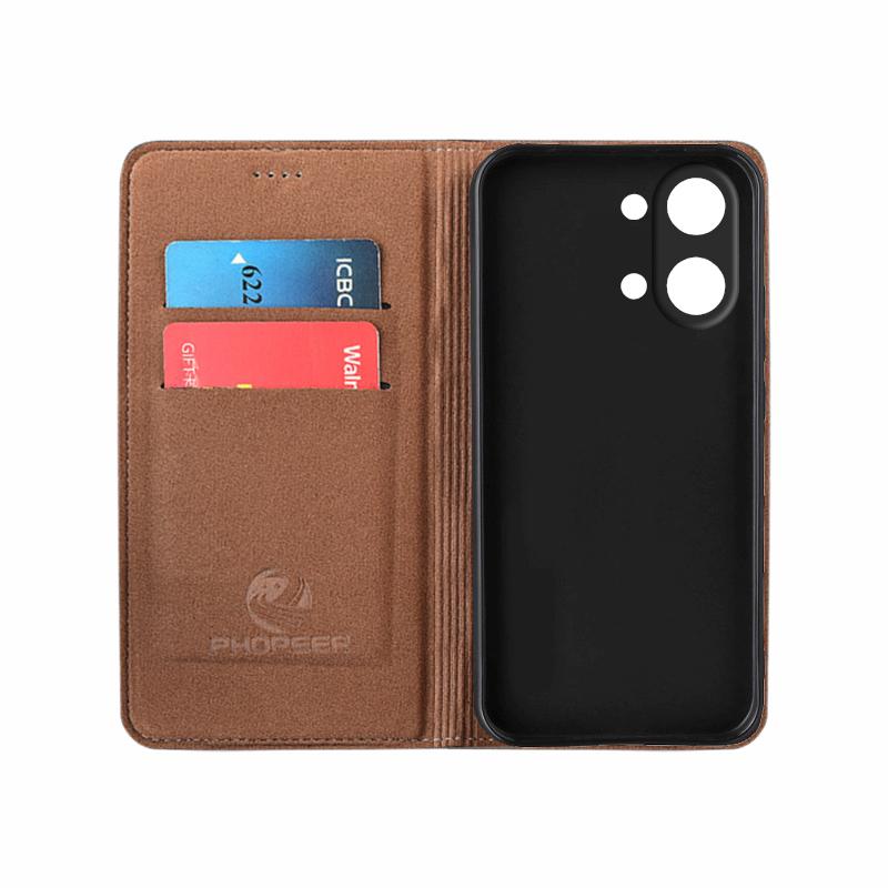 For XIAOMI POCO X8 Pro Max X8Pro 5G Flip Case Napa Texture Magnetic Cover Cowhide Genuine Leather Card Pocket Wallet Covers