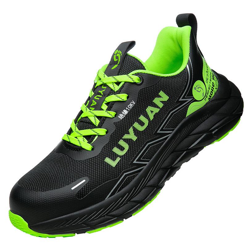 

Изолированная защитная обувь Кроссовки с пластиковым подноском Легкая нескользящая рабочая обувь для мужчин и женщин Защитные рабочие ботинки с защитой от проколов 36