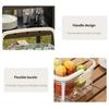 Fresh-keeping Box Airtight Leak-proof Food Storage Container with Silicone Seal And Handle Storage Box for Fruits Snacks Picnic