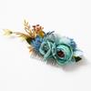 Bohemia Brides Wedding Flower Hair Comb Hairpin Bridesmaid Headdress Hair Combs Hair Accessories For Women Girls Floral Hairpins