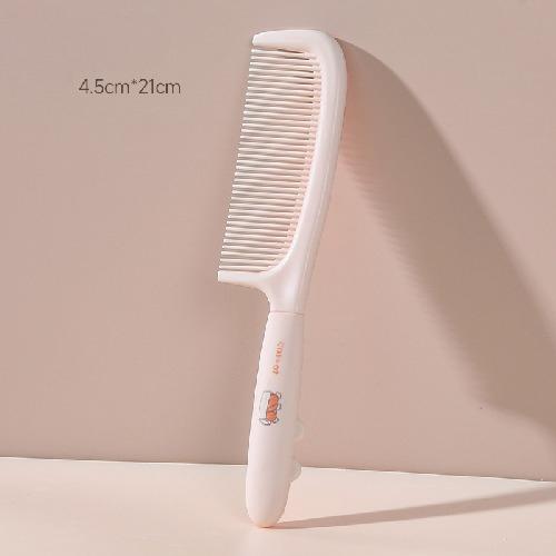Cute Cartoon Plastic Comb for Womens Long Hair Suitable for Home Use Portable Anti-static Children Straight Hair Styling Brush