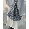 Neue Retro-Blumen-Canvas-Tasche Kleine Blumenstofftasche Umhängetasche Crossbody-Tragetasche Damentasche