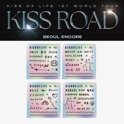 KISS OF LIFE 1st World Tour KISS ROAD Seoul Encore Light Stick Deco Sticker Set