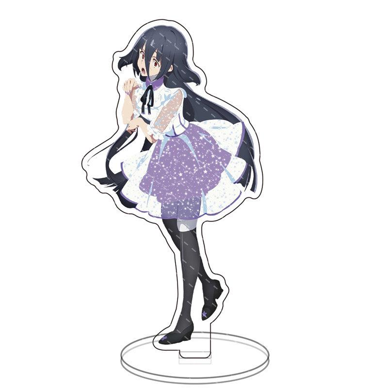 ZOMBIE LAND SAGA Two Sided Acrylic Stand Figures Model Plate Hoshikawa Lily Minamoto Sakura Standing Sign Desk Decor