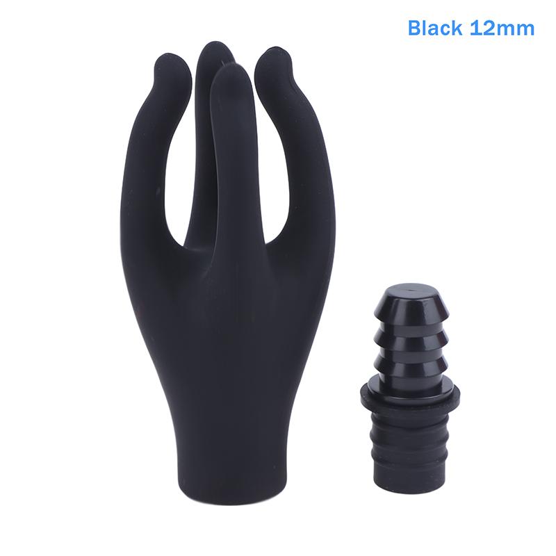 3 Sizes Fascia Massager Head Massage Gun Heads With 4 Fingers Artificial Hand Silicone Head Washable Massage