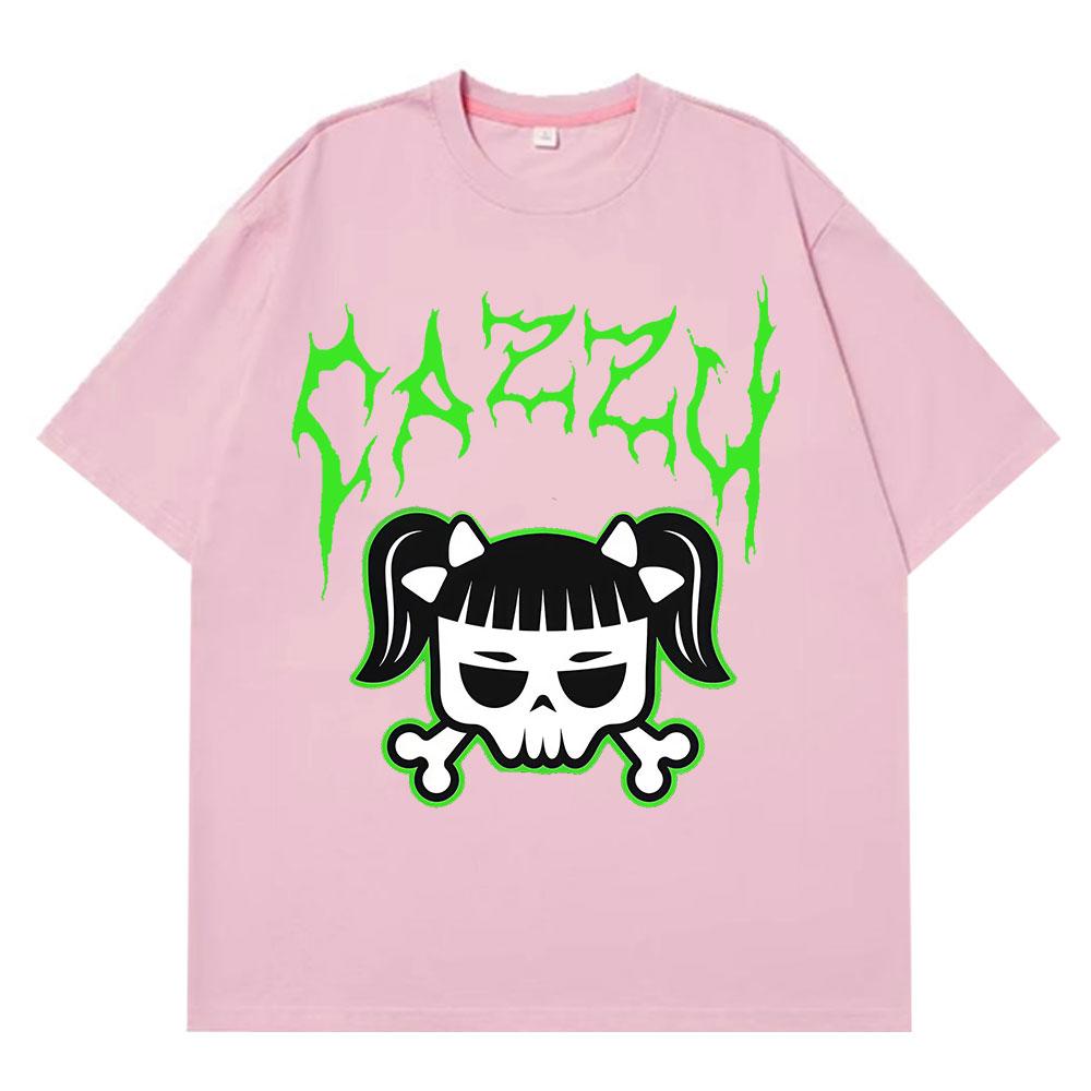 Singer Cazzu Funny Graphic Tshirt Unisex Women Hip Hop T Shirt Loose Cotton Short Sleeve Oversized Casual Aesthetic Trend Tshirts