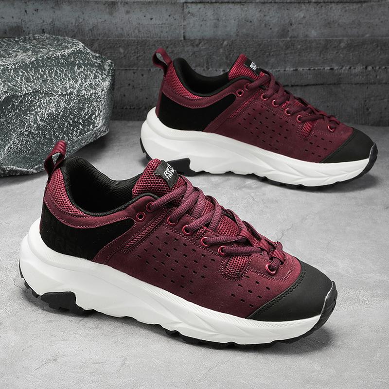High Top Chunky Sneaker Plus Size 45 Men Women Winter Plush Snow Boots Fashion Casual Cow Suede Height Increased Platform Shoes